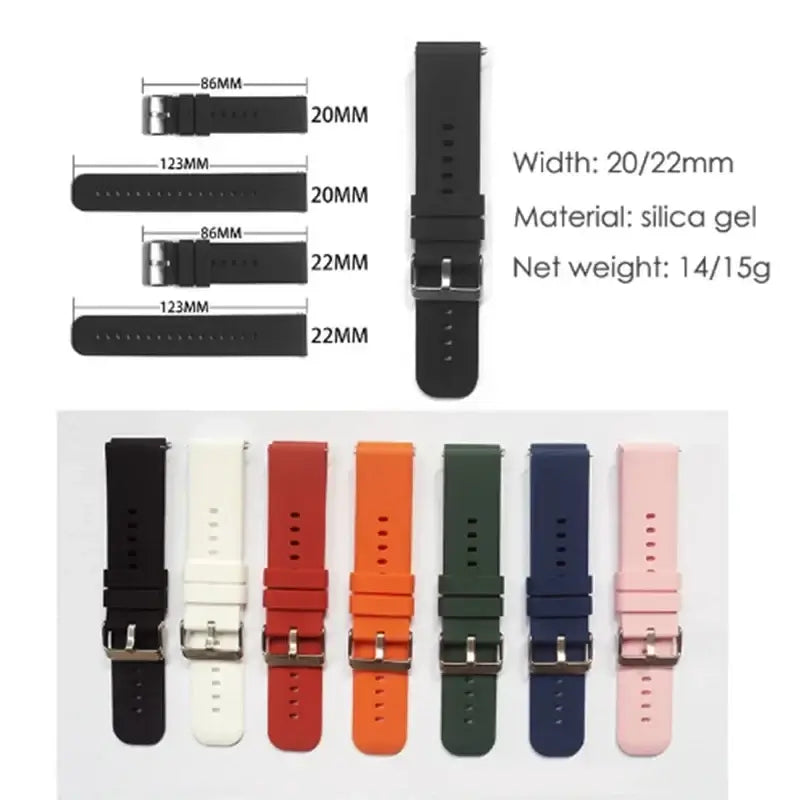 Amazfit Bands Silicone Watch Strap Universal Comfort Wristband
