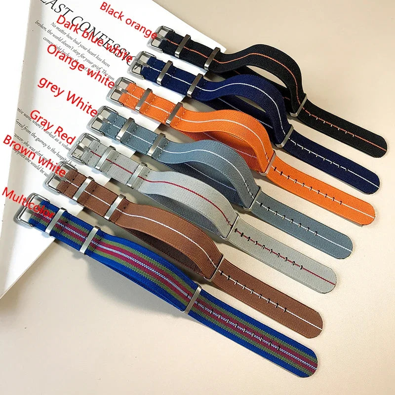 OnePlus Smartwatch Nylon Elastic Band Military Style Watch Strap Bracelet