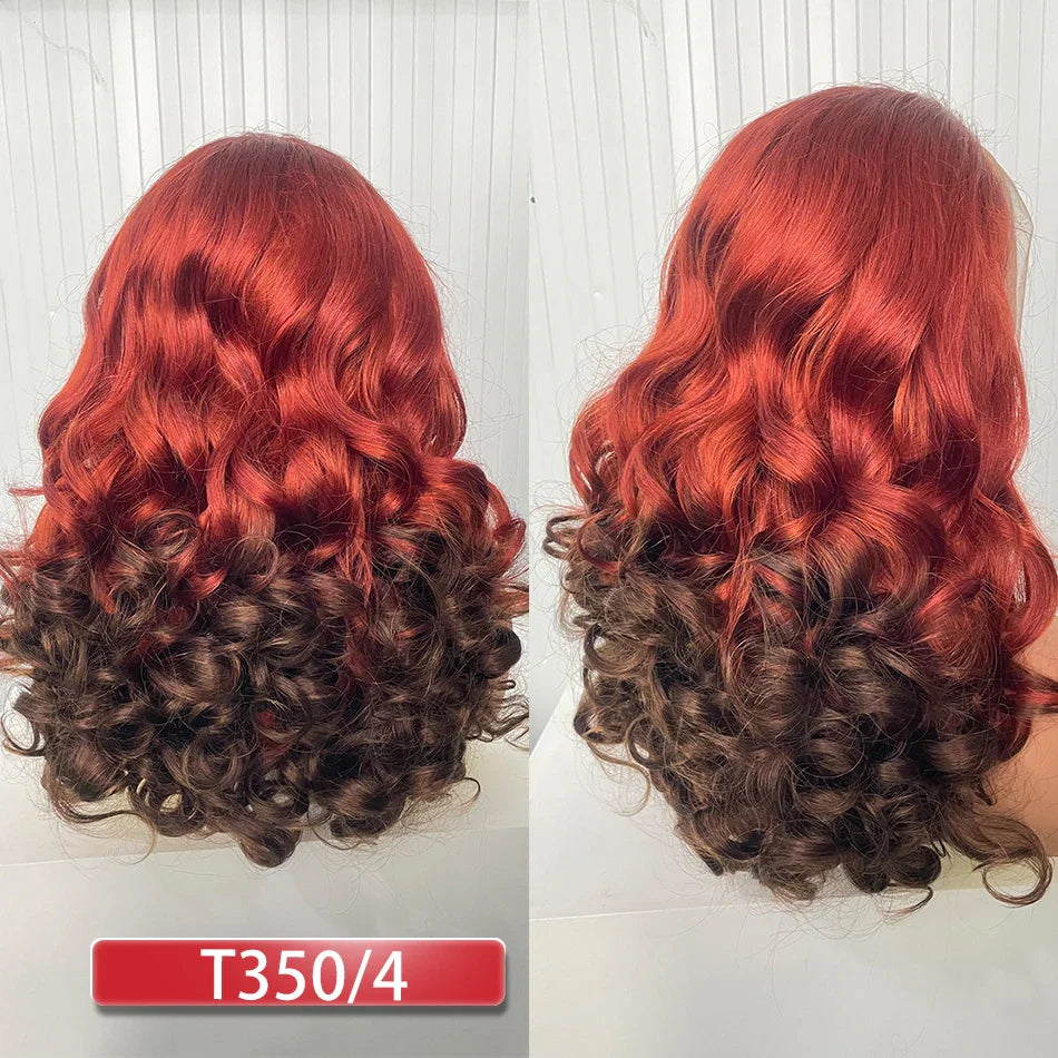 100 % Cheveux Humains | Mèches | Ombré | Double Tissé | Brésilien | Remy | Ondulations Serrées | Full Fumi | Tissage Ondulé | Perruques en Dentelle Cheveux Ondulés