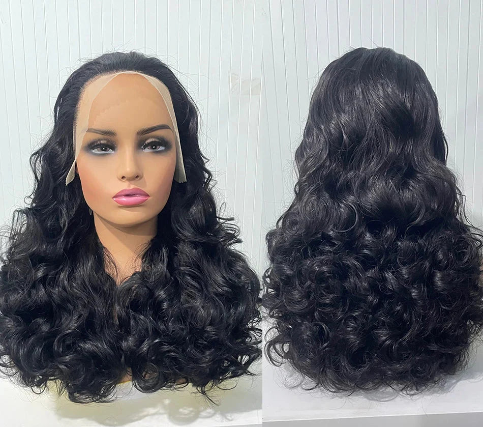 100 % Cheveux Humains | Mèches | Ombré | Double Tissé | Brésilien | Remy | Ondulations Serrées | Full Fumi | Tissage Ondulé | Perruques en Dentelle Cheveux Ondulés