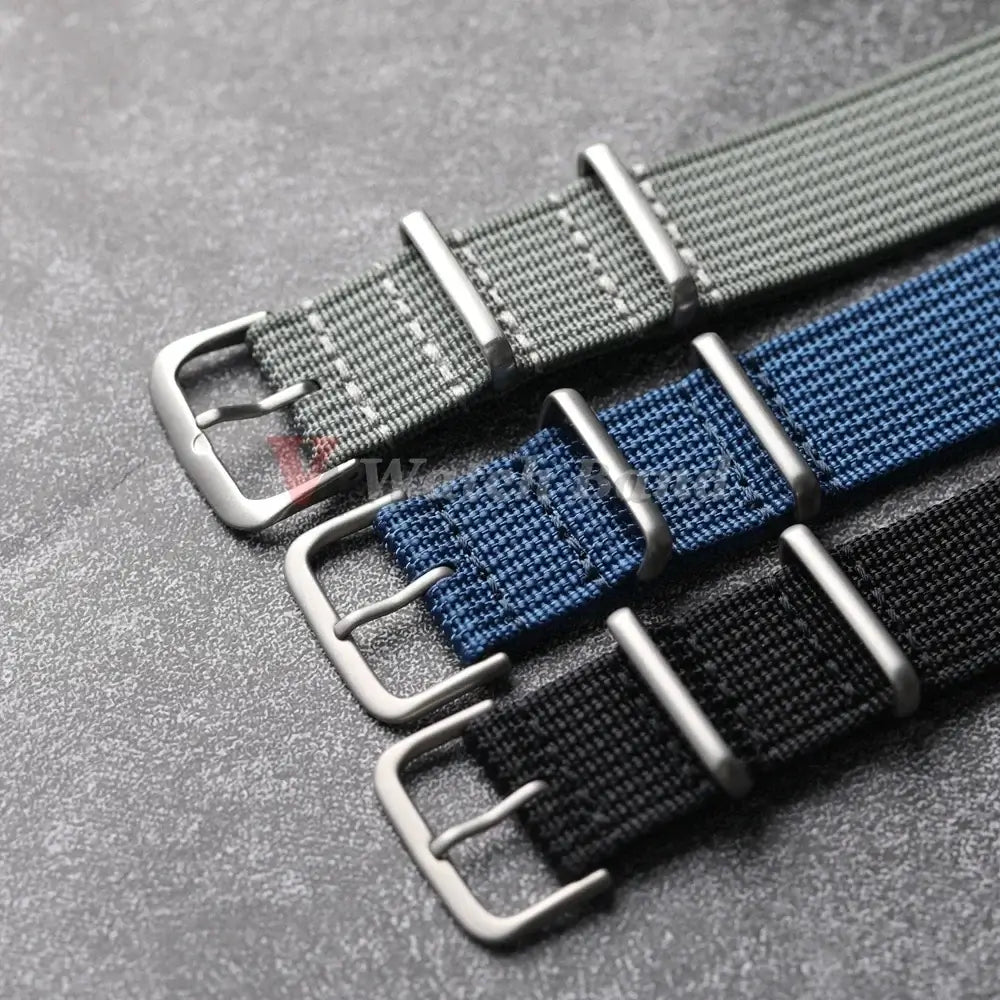 Amazfit Bands Ribbed Nylon Watch Band Durable Fabric Strap