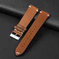 OnePlus Smartwatch Leather Band Quick Release Retro Oil Wax Wristband