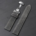 Polar Leather Watch Band For Smartwatch Genuine Calfskin Butterfly Clasp
