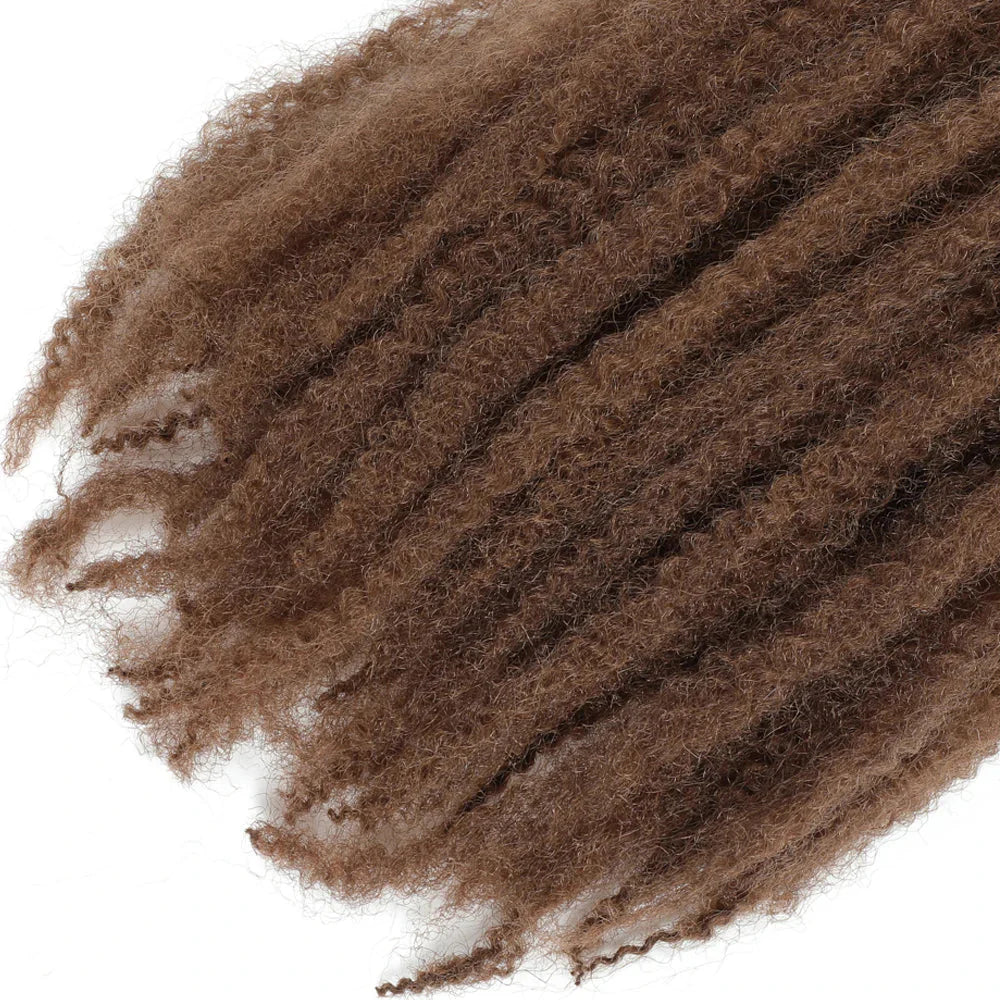 Cheveux à tresser Marley Twist 18" | Tresses au crochet | Extensions de cheveux crépus Afro Twist | Couleurs Ombré | 30 mèches/paquet
