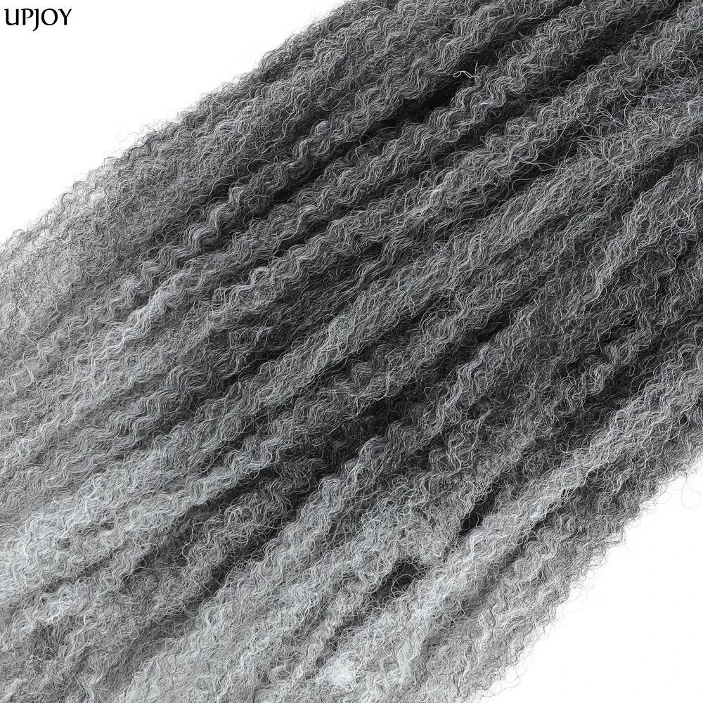 Cheveux à tresser Marley Twist 18" | Tresses au crochet | Extensions de cheveux crépus Afro Twist | Couleurs Ombré | 30 mèches/paquet