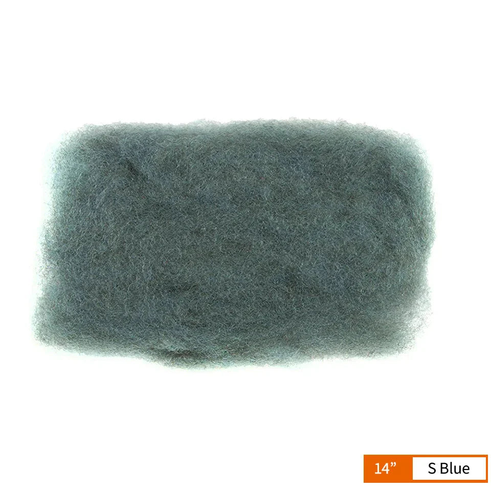 Cheveux brésiliens Remy afro crépus en vrac | 50g/paquet | Extensions de dreadlocks et tresses | Aspect naturel
