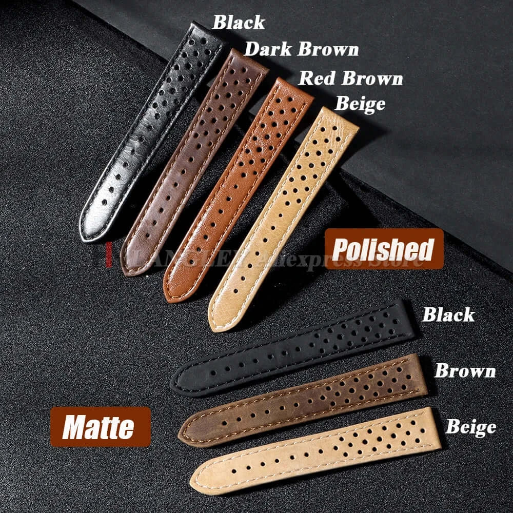 Amazfit Leather Band for Smartwatch - Vintage Calfskin Breathable Strap