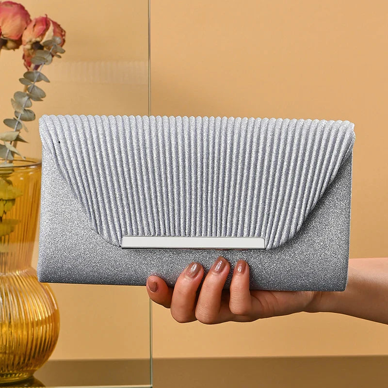 Pochette élégante et tendance | Sac de soirée à chaîne très tendance et sac à main de mariée ou de demoiselle d'honneur (prix d'usine)
