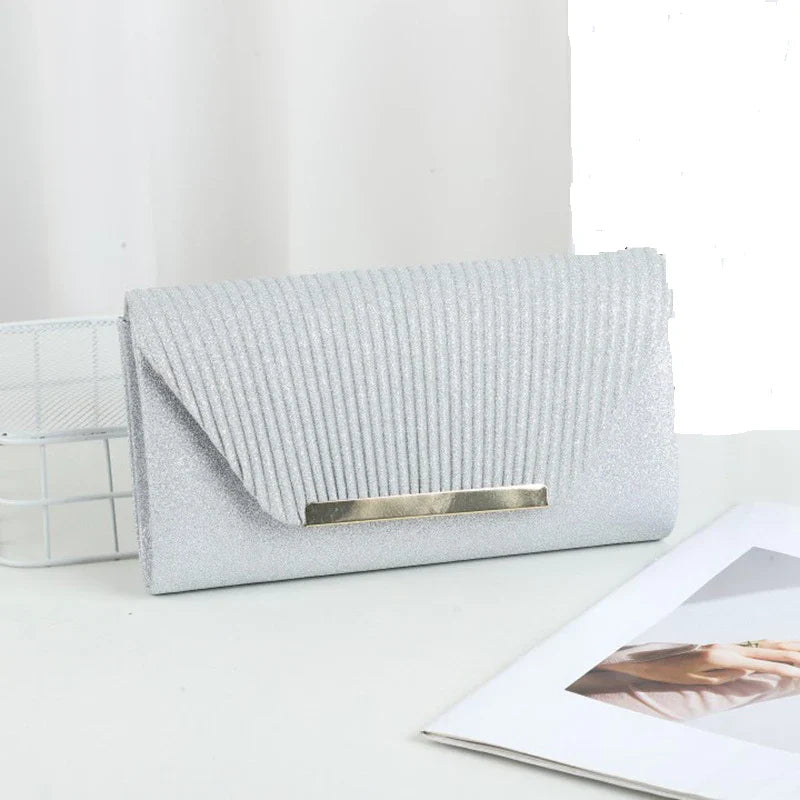 Pochette élégante et tendance | Sac de soirée à chaîne très tendance et sac à main de mariée ou de demoiselle d'honneur (prix d'usine)