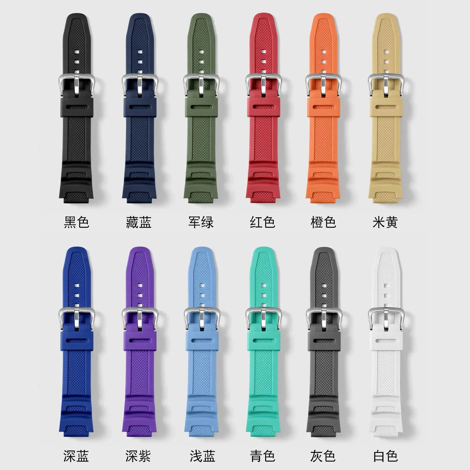 Amazfit Bands Rubber Silicone Watch Strap Replacement For Smartwatch