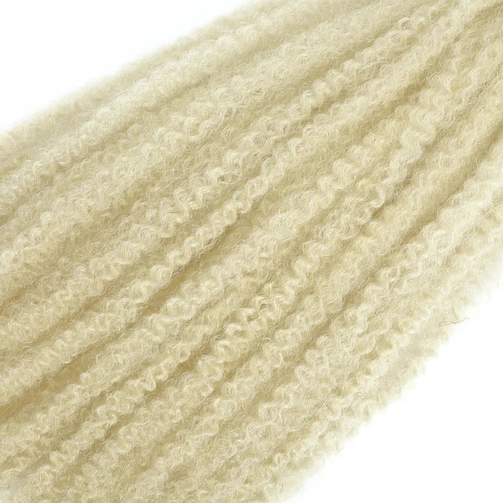 Cheveux à tresser Marley Twist 18" | Tresses au crochet | Extensions de cheveux crépus Afro Twist | Couleurs Ombré | 30 mèches/paquet
