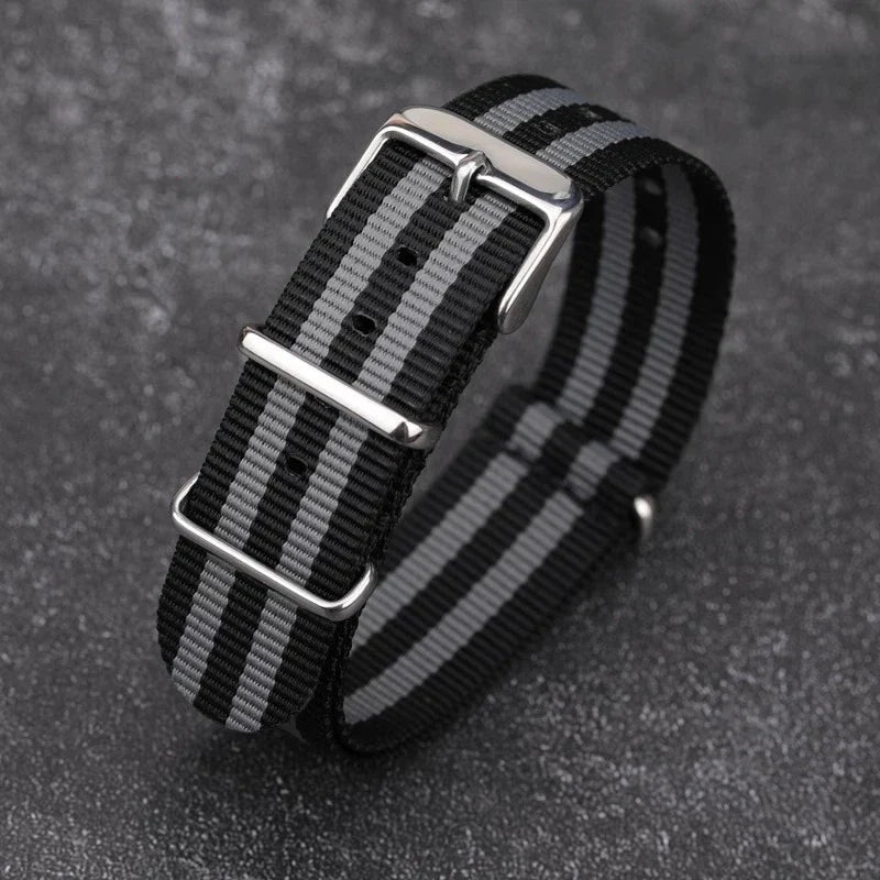 Motorola Moto Nylon Watch Band Universal Canvas Weave Wristband Loop Strap