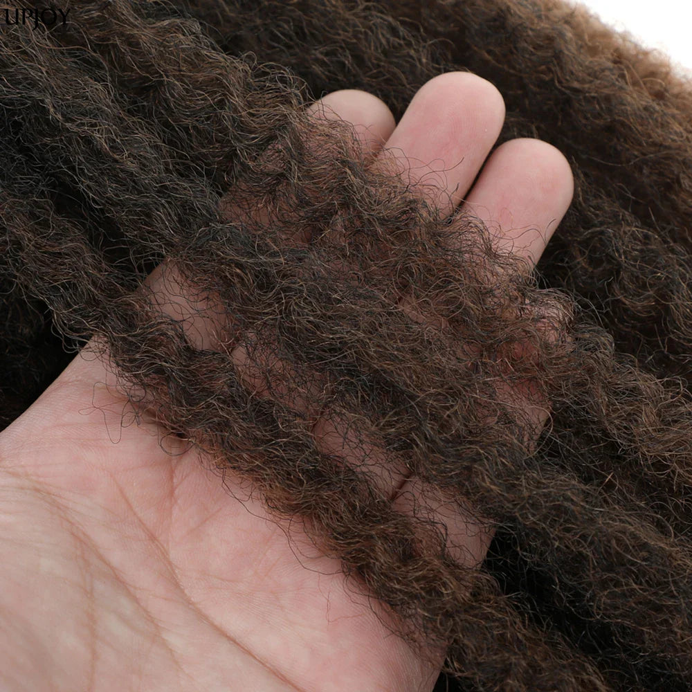 Cheveux à tresser Marley Twist 18" | Tresses au crochet | Extensions de cheveux crépus Afro Twist | Couleurs Ombré | 30 mèches/paquet