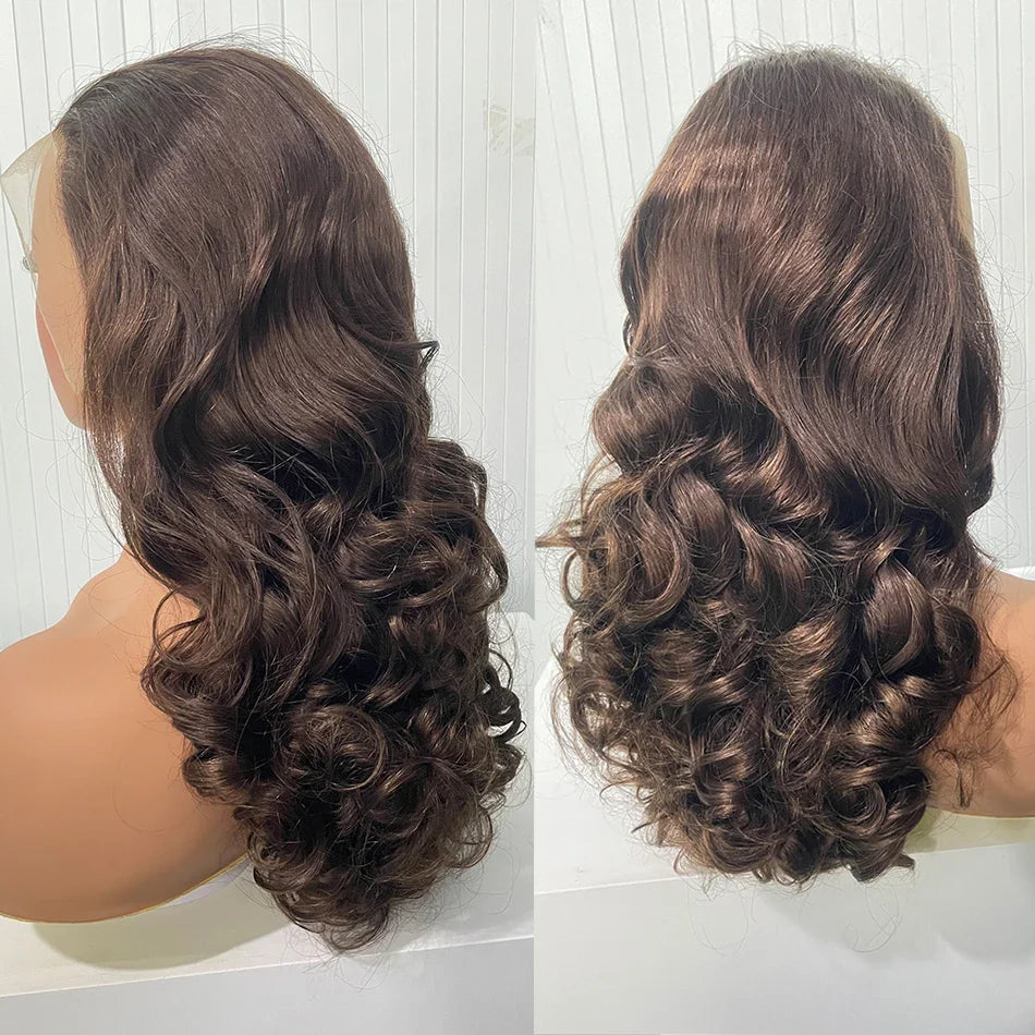 100 % Cheveux Humains | Mèches | Ombré | Double Tissé | Brésilien | Remy | Ondulations Serrées | Full Fumi | Tissage Ondulé | Perruques en Dentelle Cheveux Ondulés