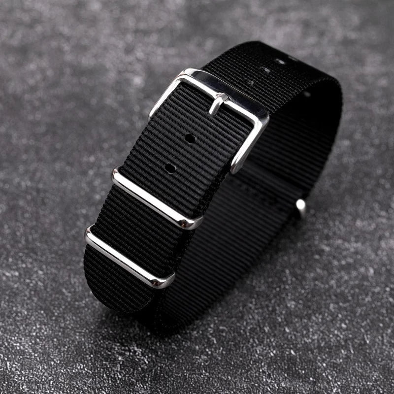 Motorola Moto Nylon Watch Band Universal Canvas Weave Wristband Loop Strap
