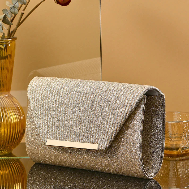 Pochette élégante et tendance | Sac de soirée à chaîne très tendance et sac à main de mariée ou de demoiselle d'honneur (prix d'usine)