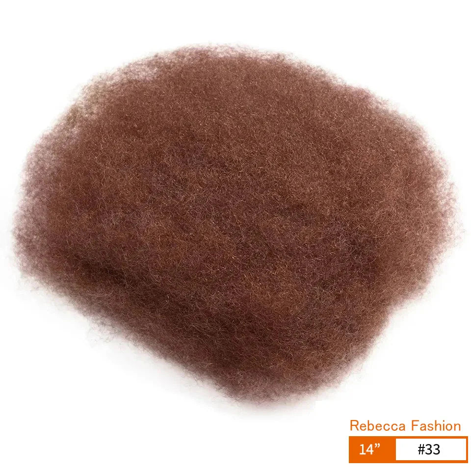 Cheveux brésiliens Remy afro crépus en vrac | 50g/paquet | Extensions de dreadlocks et tresses | Aspect naturel
