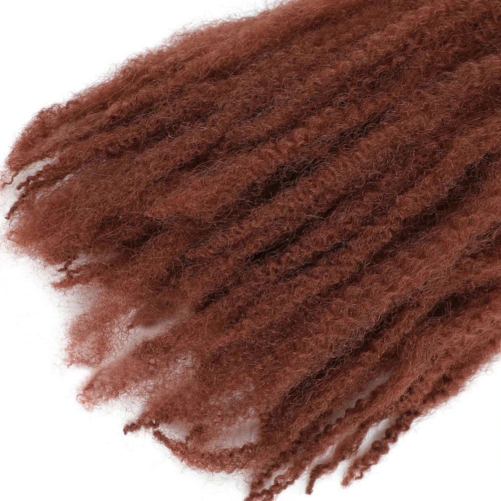 Cheveux à tresser Marley Twist 18" | Tresses au crochet | Extensions de cheveux crépus Afro Twist | Couleurs Ombré | 30 mèches/paquet