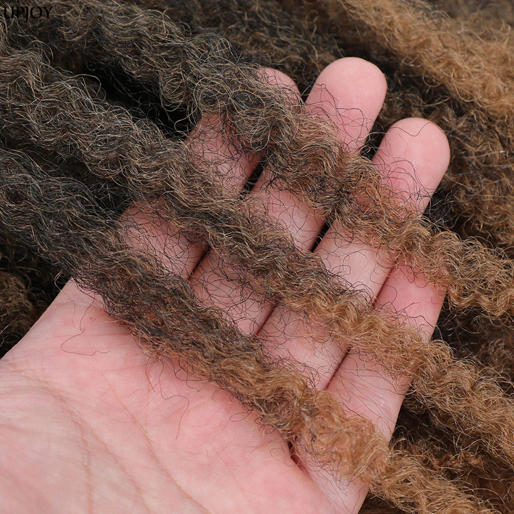 Cheveux à tresser Marley Twist 18" | Tresses au crochet | Extensions de cheveux crépus Afro Twist | Couleurs Ombré | 30 mèches/paquet