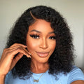 Perruque Bob Bouclée Crépue 12A | Perruque Frontale en Dentelle 13x4 Sans Colle | Cheveux Brésiliens Remy