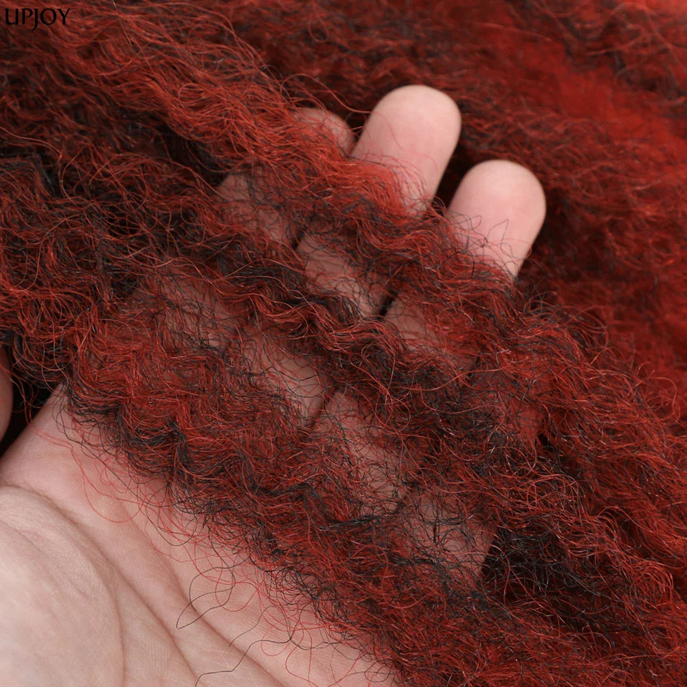 Cheveux à tresser Marley Twist 18" | Tresses au crochet | Extensions de cheveux crépus Afro Twist | Couleurs Ombré | 30 mèches/paquet