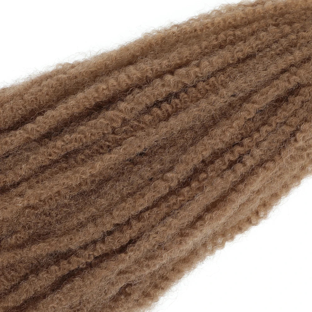 Cheveux à tresser Marley Twist 18" | Tresses au crochet | Extensions de cheveux crépus Afro Twist | Couleurs Ombré | 30 mèches/paquet