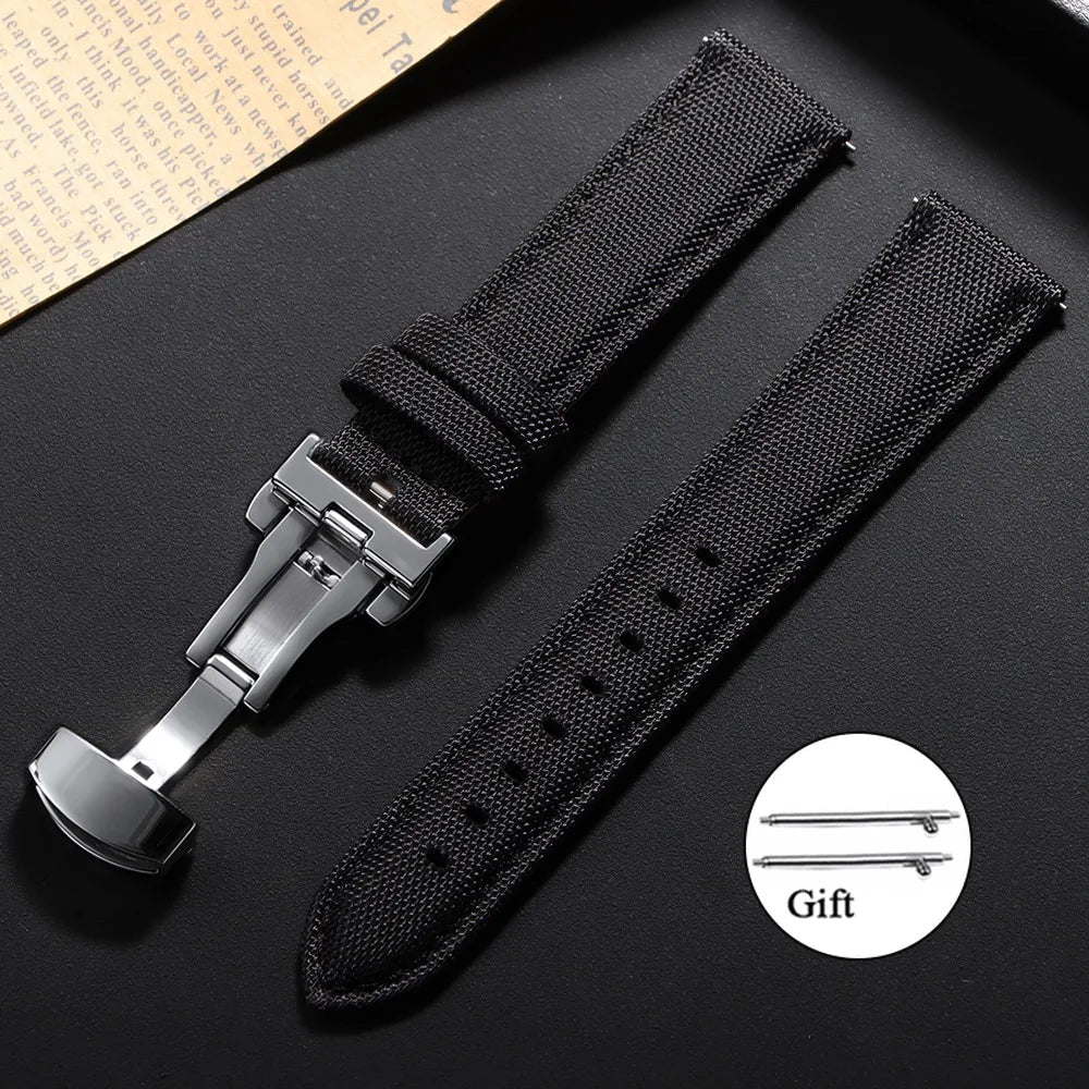 OnePlus Smartwatch Bands Quick Release Sailcloth Nylon Watch Straps