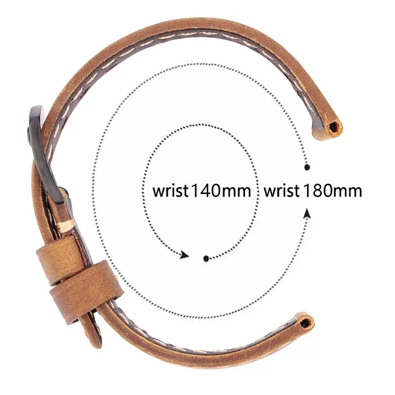 Ticwatch Breathable Leather Band - Stylish and Comfortable