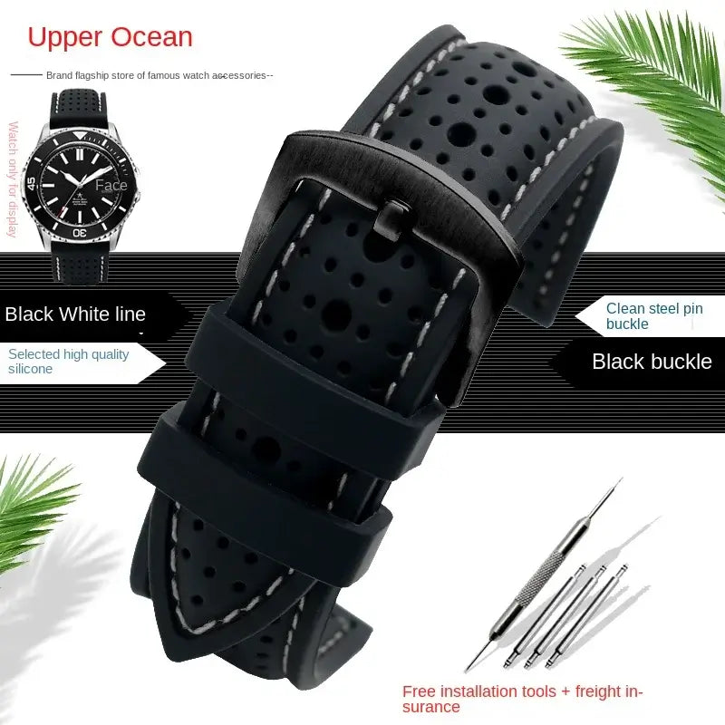 Ticwatch Silicone Band - Breathable, Comfortable, Versatile