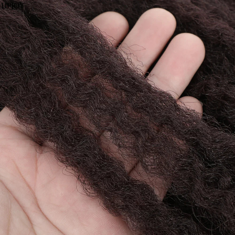 Cheveux à tresser Marley Twist 18" | Tresses au crochet | Extensions de cheveux crépus Afro Twist | Couleurs Ombré | 30 mèches/paquet