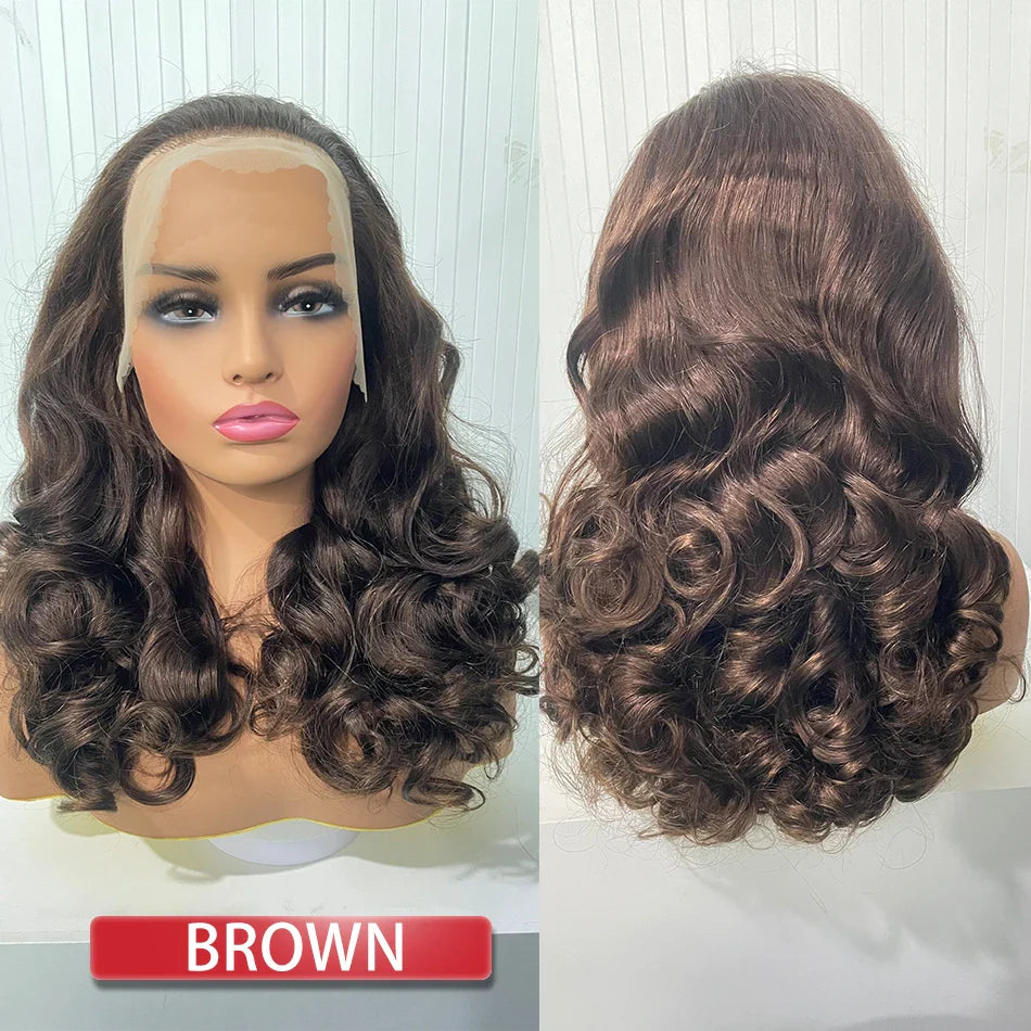 100 % Cheveux Humains | Mèches | Ombré | Double Tissé | Brésilien | Remy | Ondulations Serrées | Full Fumi | Tissage Ondulé | Perruques en Dentelle Cheveux Ondulés