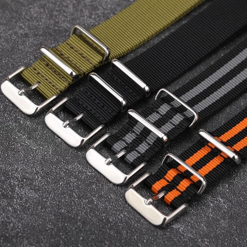 Motorola Moto Nylon Watch Band Universal Canvas Weave Wristband Loop Strap