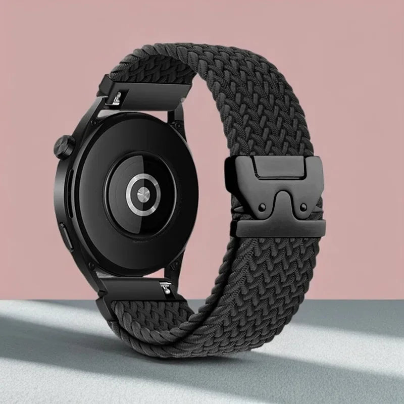 Polar Nylon Braided Watch Band Parachute Buckle Comfort Fit Strap