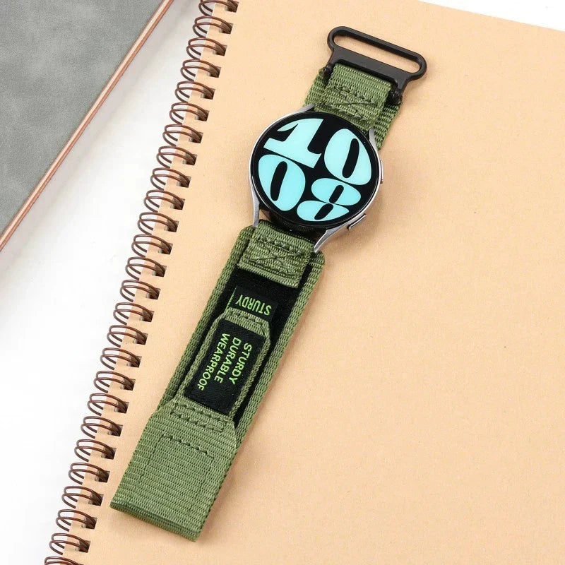COROS Nylon Velcro Watch Band for Smartwatch Unisex Adjustable Strap