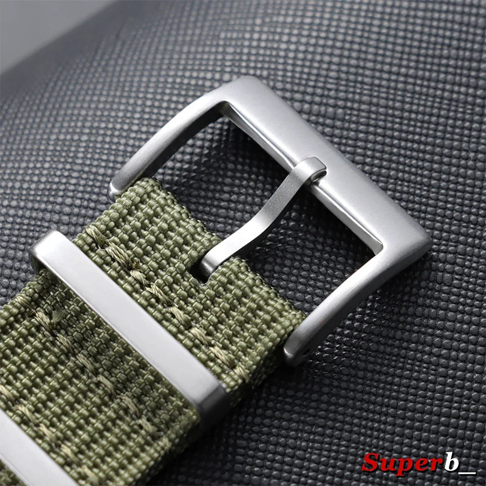 Polar Ribbed Nylon Watch Band - Quick Release Strap For Polar Watches