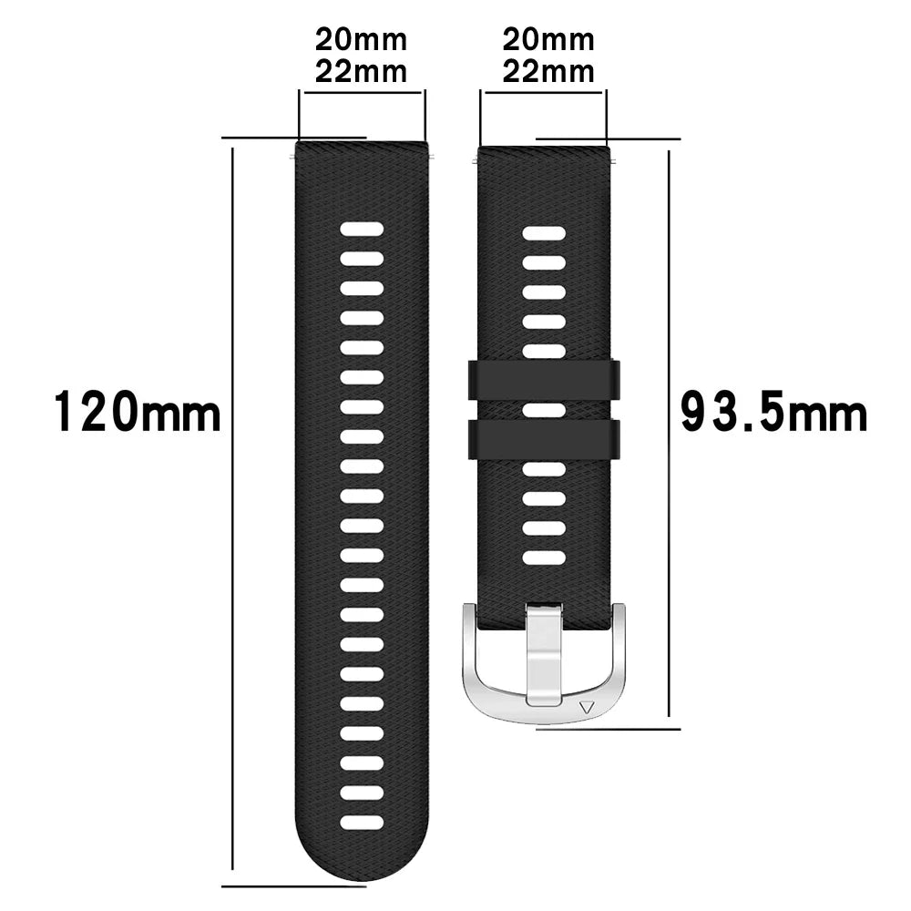 Motorola Moto Silicone Sport Watch Band Replacement Strap