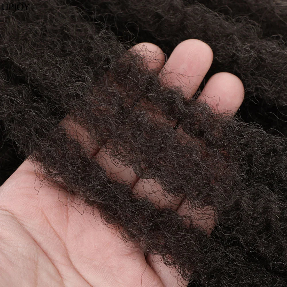 Cheveux à tresser Marley Twist 18" | Tresses au crochet | Extensions de cheveux crépus Afro Twist | Couleurs Ombré | 30 mèches/paquet
