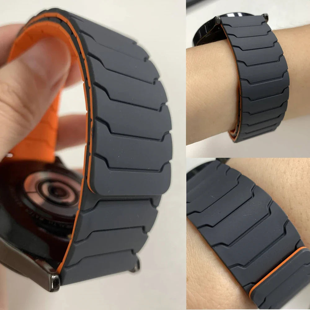 COROS Silicone Magnetic Watch Band Unisex Loop Strap for COROS Smartwatch