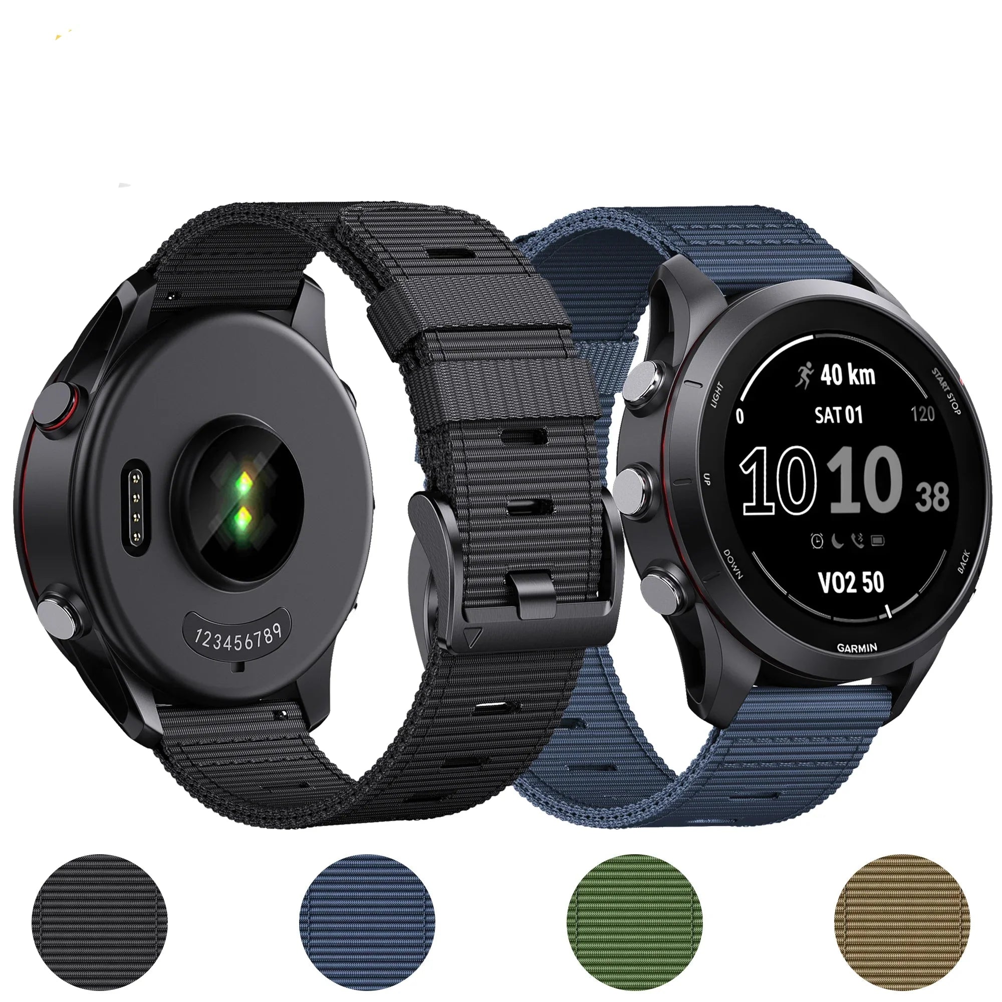 Motorola Moto Smartwatch Nylon Loop Sport Watch Band Strap Bracelet