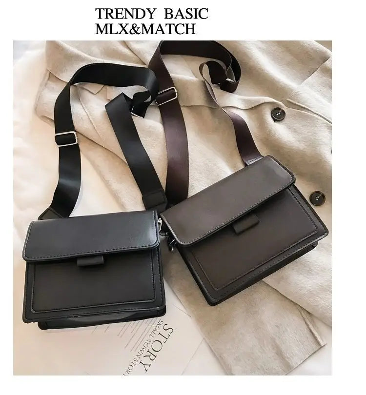Sac à bandoulière pour femme de petite taille | Sac messager léger en cuir PU (Sac à main à rabat, Sac de voyage d'été pour femme)