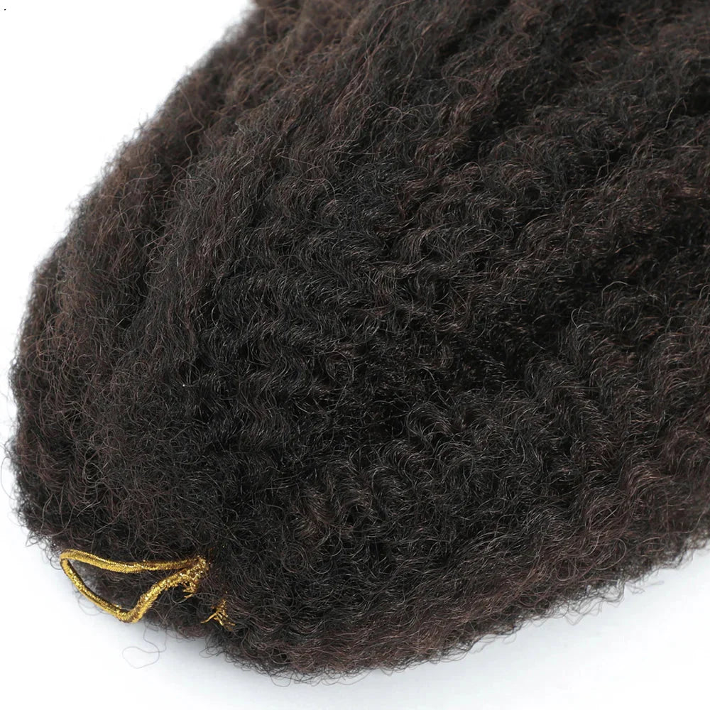 Cheveux à tresser Marley Twist 18" | Tresses au crochet | Extensions de cheveux crépus Afro Twist | Couleurs Ombré | 30 mèches/paquet