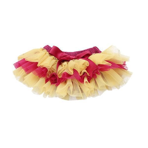 SOLDE Jupe-culotte bouffante tutu marron et or pour jour de match
