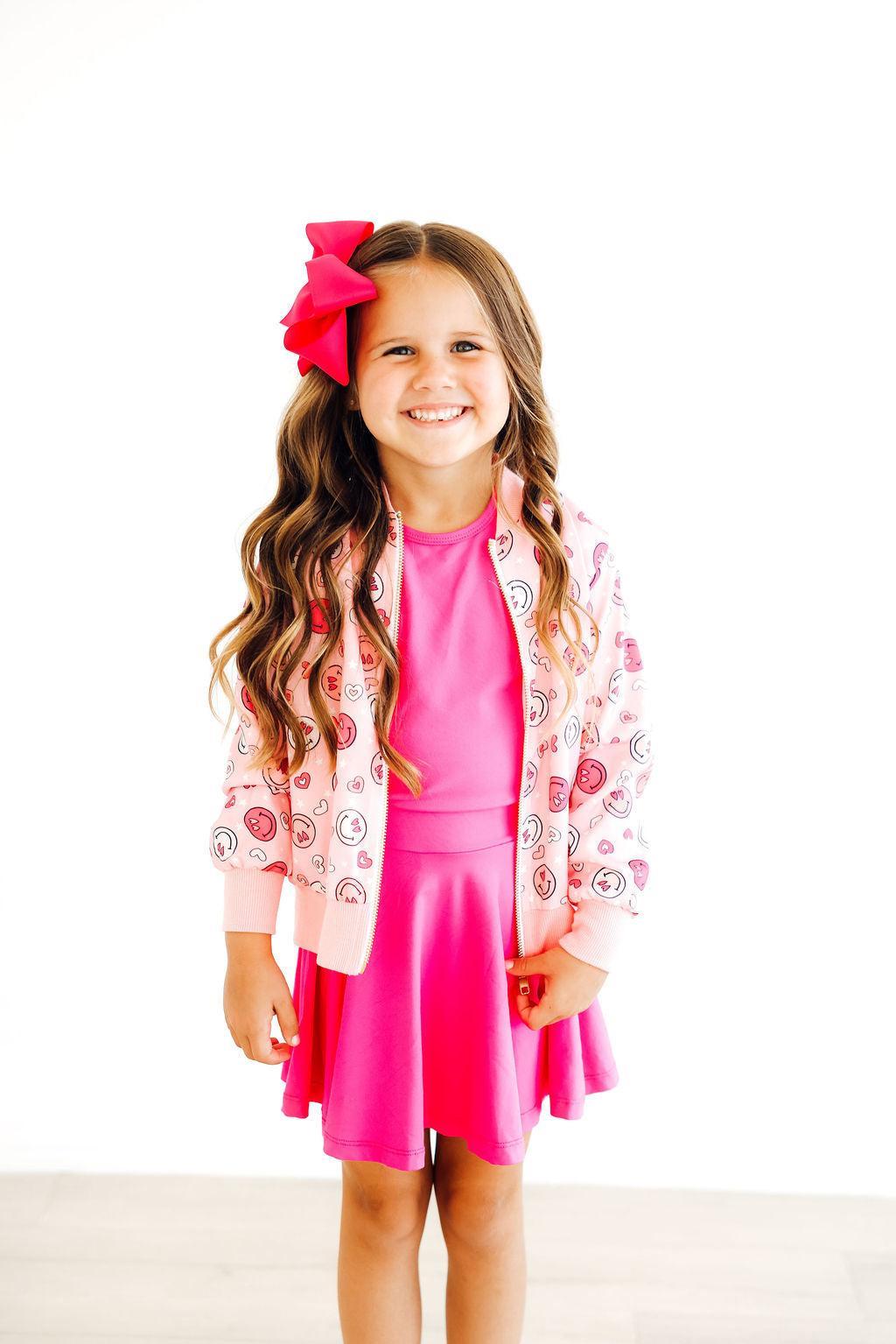 PROMOTION Blouson en satin You Make Me Happy