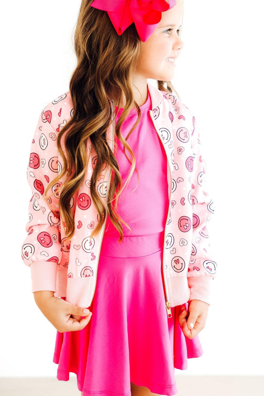 PROMOTION Blouson en satin You Make Me Happy
