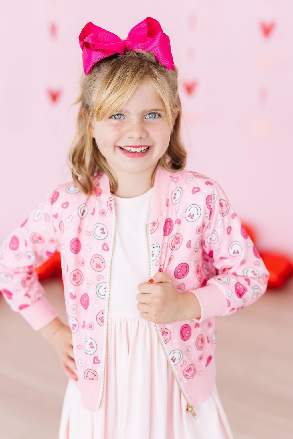 PROMOTION Blouson en satin You Make Me Happy