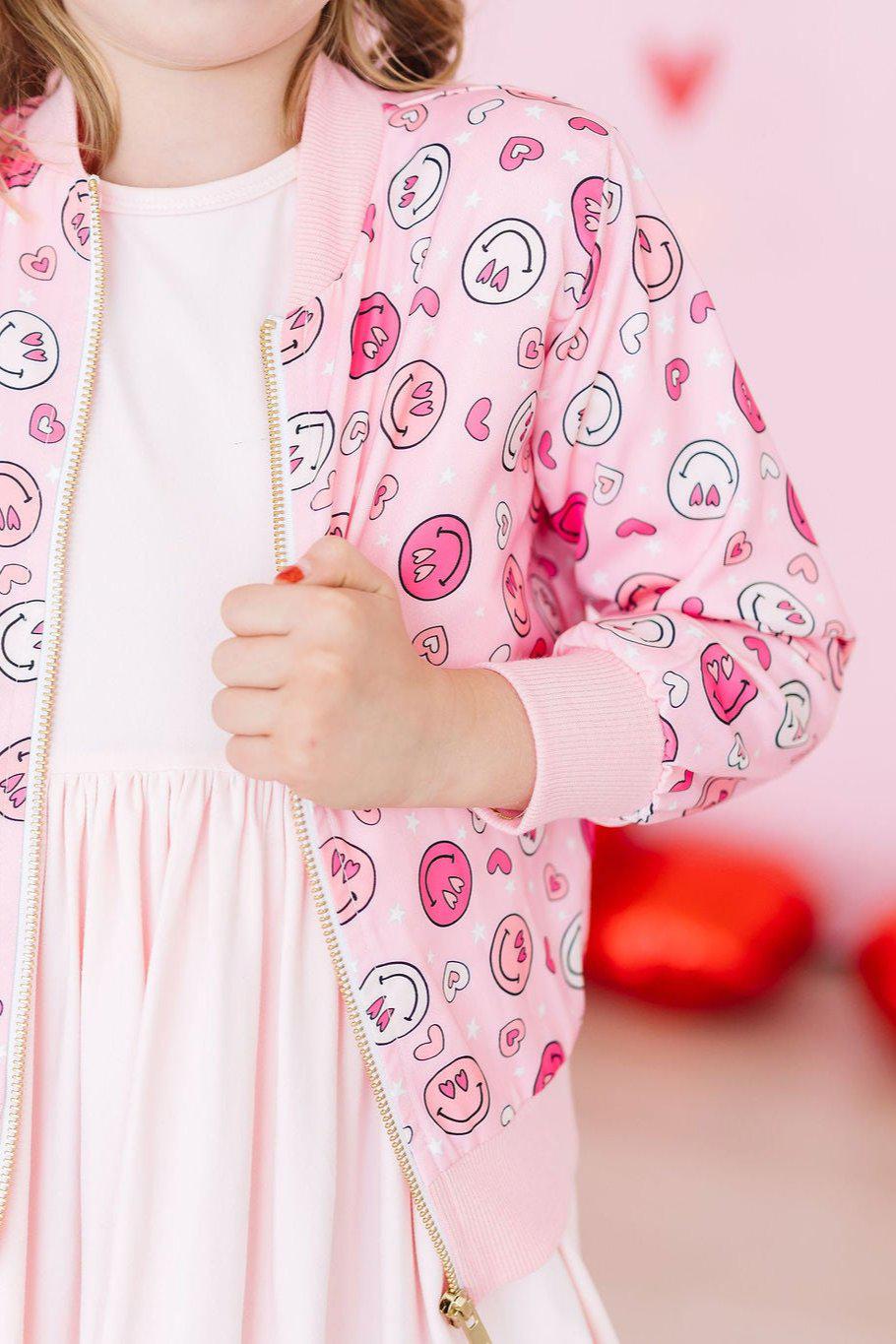 PROMOTION Blouson en satin You Make Me Happy