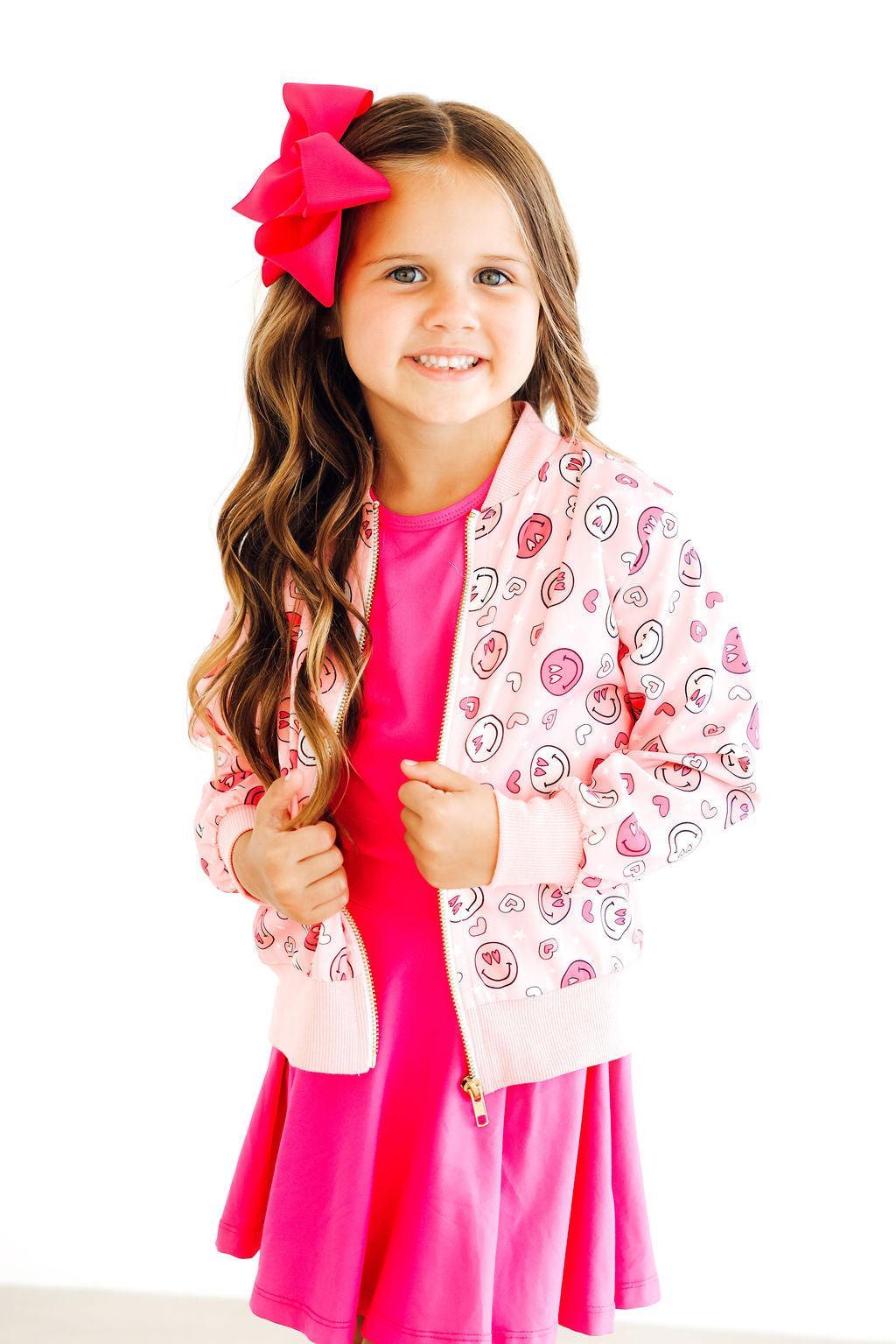 PROMOTION Blouson en satin You Make Me Happy