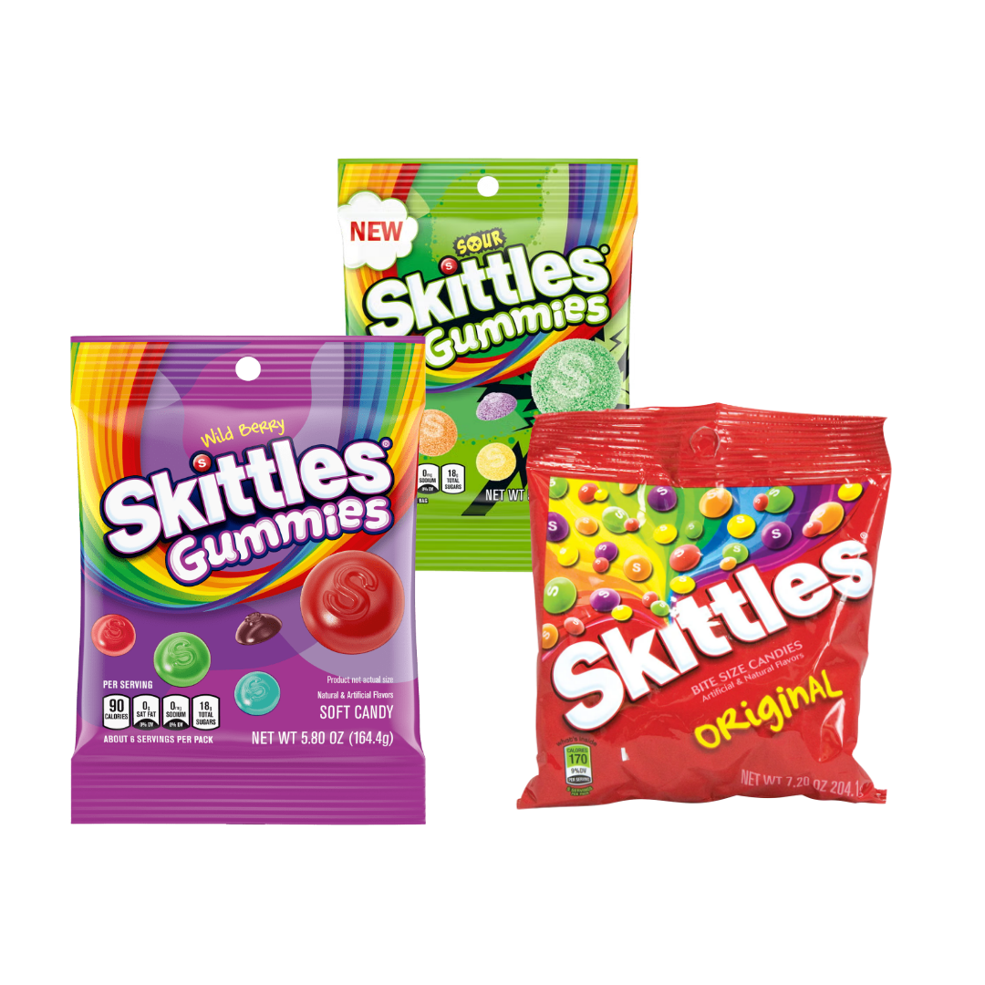 Skittles Gummies – Variety (5.7–5.8 oz)