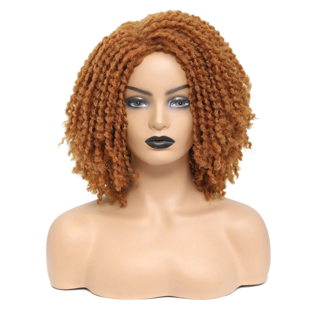 Perruque de dreadlocks ombrées de 25 cm | Sister Locs | Tresses au crochet Faux Locs | Cheveux synthétiques torsadés