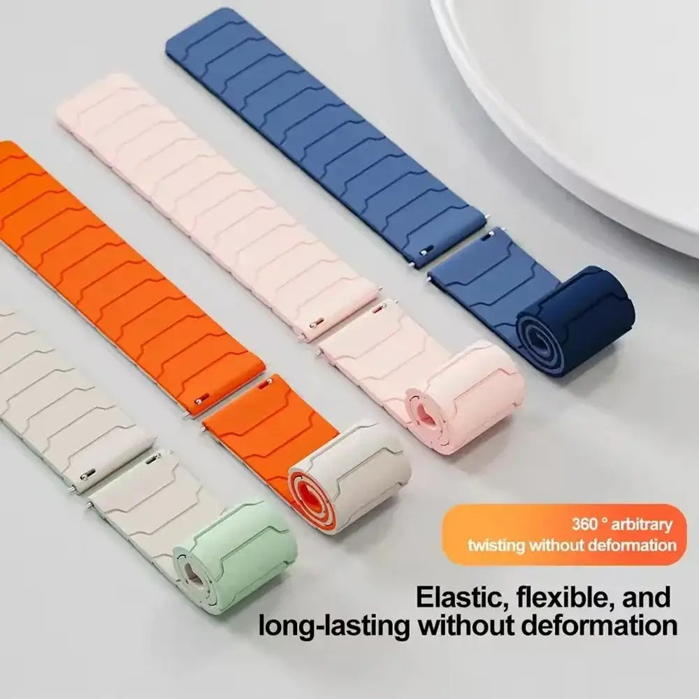 Amazfit Silicone Magnetic Watch Band Replacement Strap For Sports Watch